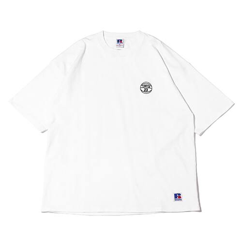 TOKYO 23  x RUSSELL ATHLETIC EMBROIDERY LOGO TEE