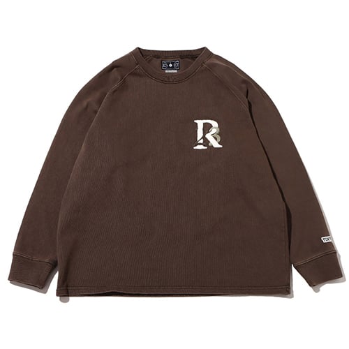 TOKYO 23 PIGMENT DYED LS TEE BROWN 23SS-I