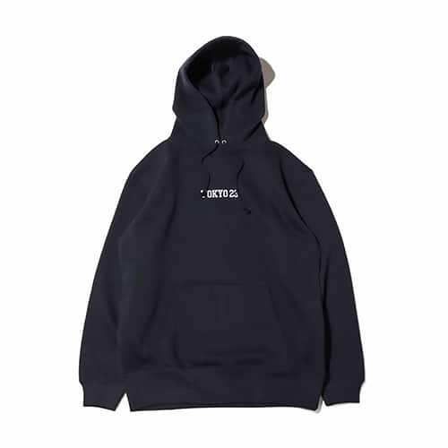 TOKYO 23 EMBROIDERY LOGO HOODIE NAVY 23FW-I