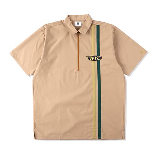 THUMPERS TEAM HALF ZIP SHIRT CREAM 21SU-I