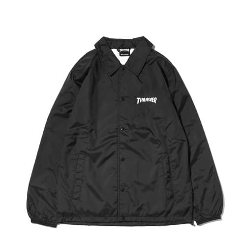 THRASHER MAG LOGO COACH JACKETBLACK/BURGUNDY 18FW-I