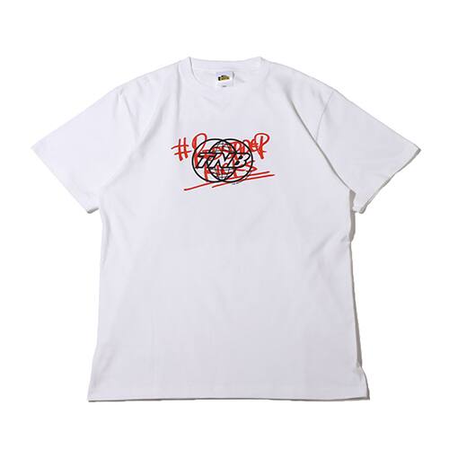THE NETWORK BUSINESS x RED SPIDER KICKS SNEAKER TOWER TEE WHITE 22SU-I