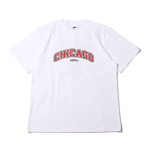 THE NETWORK BUSINESS x SAPEur DETROIT TEE WHITE 22SU-I