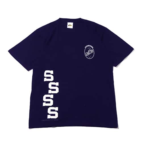 THE NETWORK BUSINESS CLEAR WING LOGO S/S TEE NAVY 22SU-I