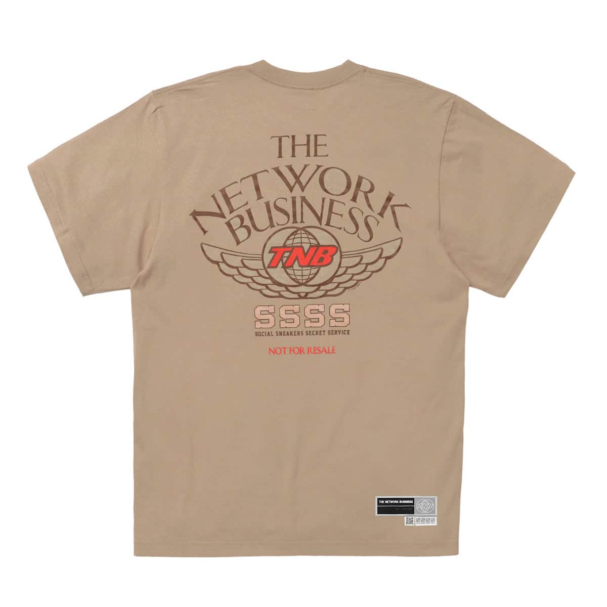THE NETWORK BUSINESS WING Tee ホワイト 21SP-I