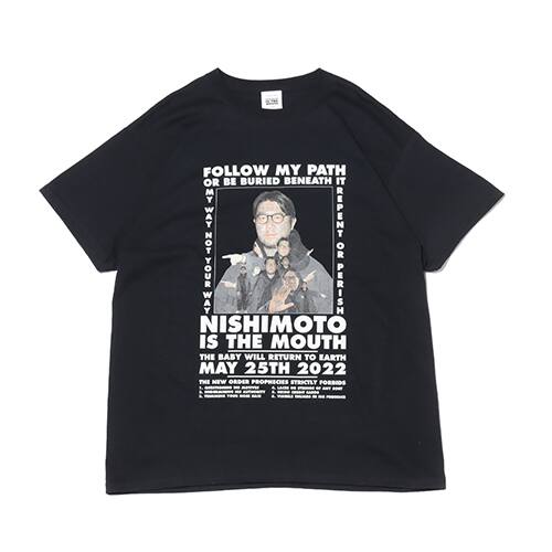 THE NEW ORDER NISHIMOTO IS THE MOUTH T-SHIRT BLACK 21SP-I