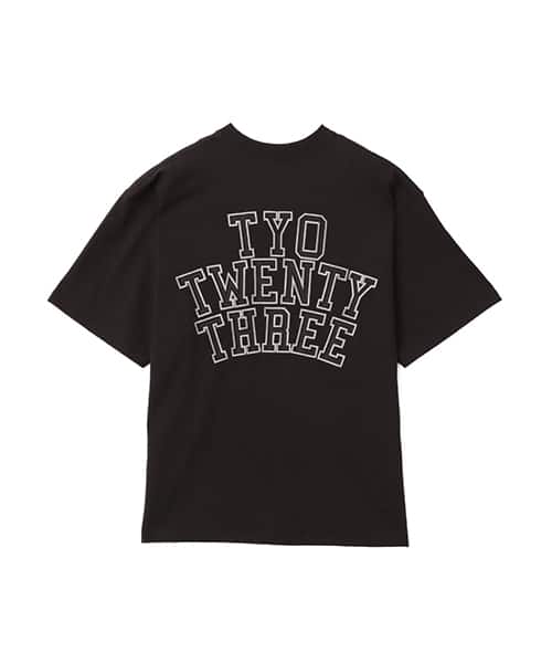 TOKYO 23 Patch Logo T-shirt BLACK - ブラック