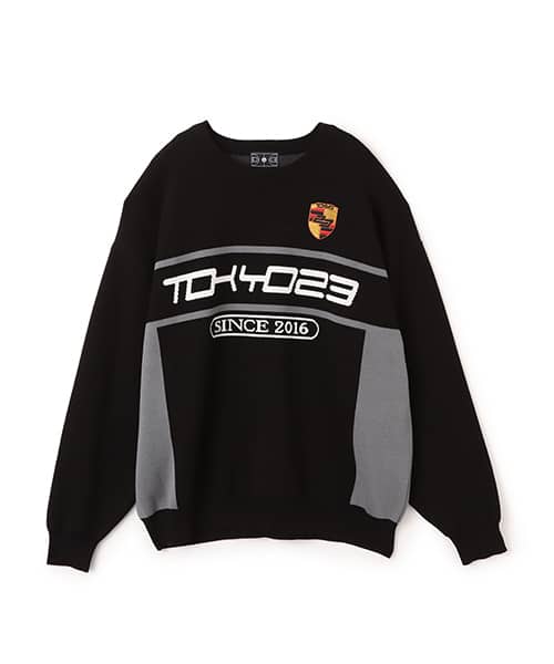 TOKYO 23 Racing Emblem Sweater BLACK - ブラック