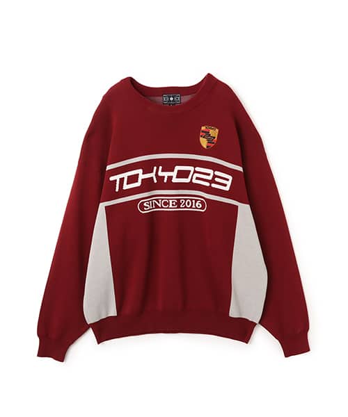 TOKYO 23 Racing Emblem Sweater RED - レッド