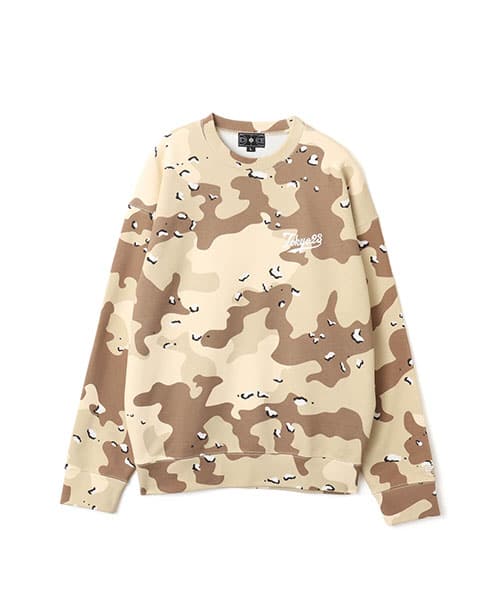 TOKYO 23 Script Logo Sweatshirt DESERT CAMOUFLAGE - デザートカモ