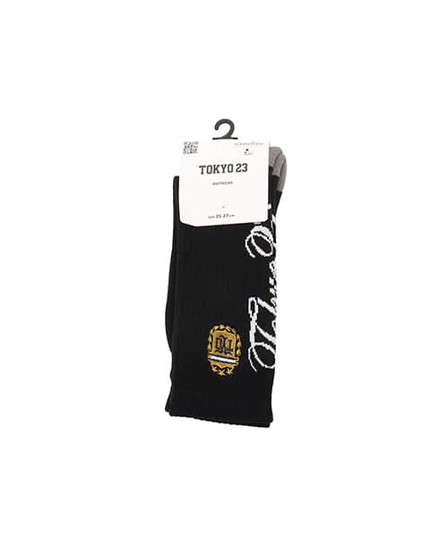 TOKYO 23 GAME SOCKS BLACK