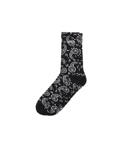 TOKYO 23 Paisley Socks BLACK