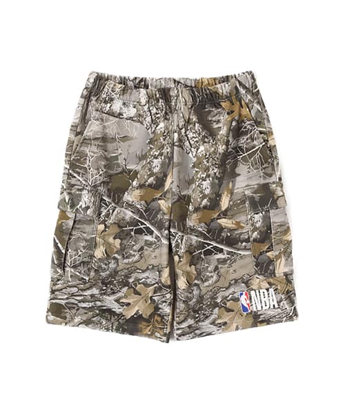 TOKYO 23 x NBA Sweat Cargo Short Pants CAMOUFLAGE トウキョウ 23 x NBA スウェット カーゴ ショート パンツ ウッドランドカモ