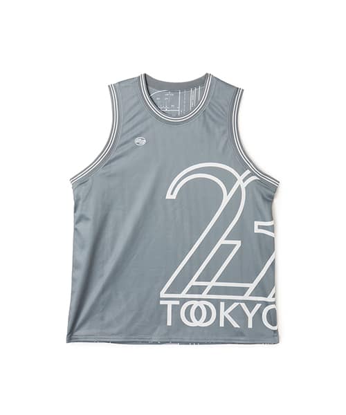TOKYO 23 Reversible Mesh Tank Top GRAY