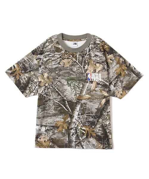 TOKYO 23 x NBA Logo T-shirt CAMOUFLAGE トウキョウ 23 x NBA ロゴ Tシャツ ウッドランドカモ