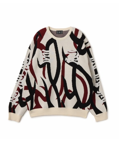 TOKYO 23 Jaquard Logo Sweater CAMOUFLAGE - カモフラージュ系その他