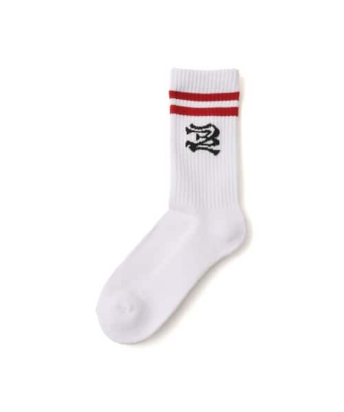 TOKYO 23 Line Logo Socks RED - レッド