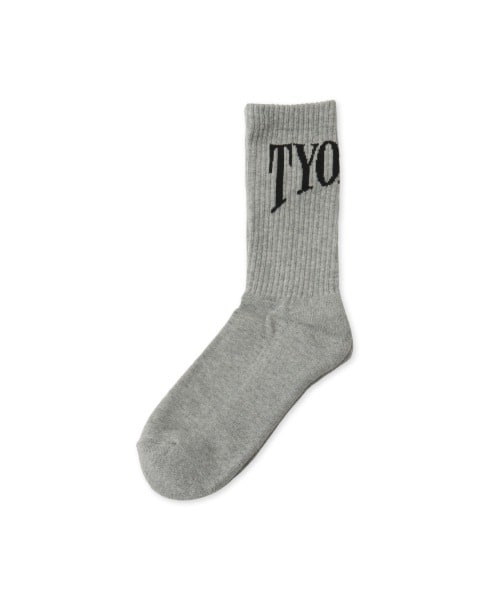 TOKYO 23 Arch Logo Socks GRAY - グレー
