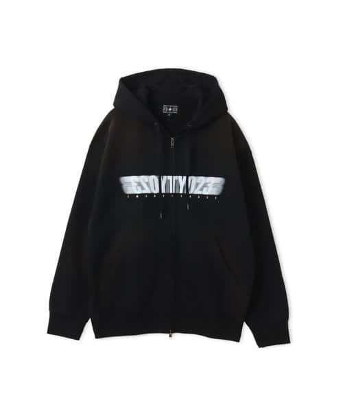 TOKYO 23 Motion Logo Zip Up Hoodie BLACK - ブラック
