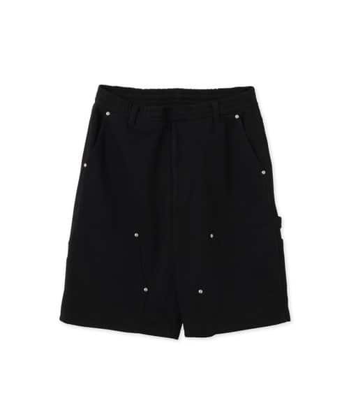 TOKYO23 Double Knee Sweat Short Pants BLACK