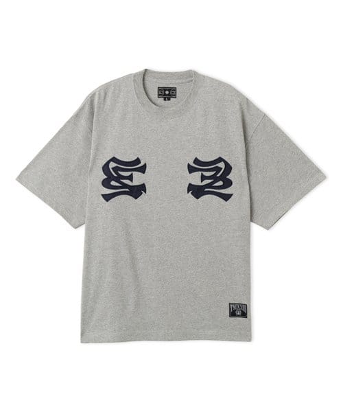 TOKYO23 Sleeve Line Patch Logo T-shirt GRAY - グレー