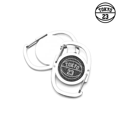 TOKYO 23 CIRCLE LOGO CARABINER  BLACK 18SS-I