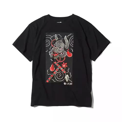 UBIQ THREE TIDES TATTOO × UBIQ “IREZUMI” T-SHIRT (Hannya) Designed by Horihiro Mitomo