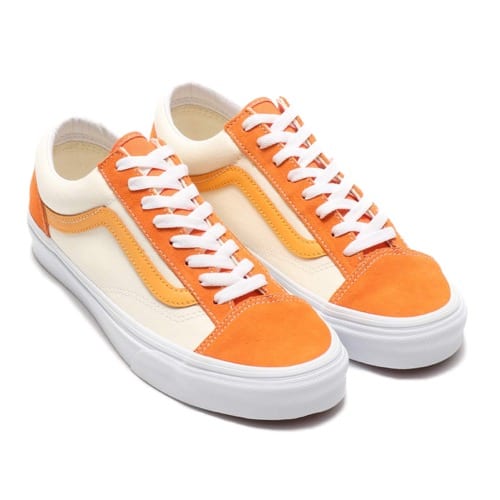 vans style 36 retro amberglow gold skate shoes