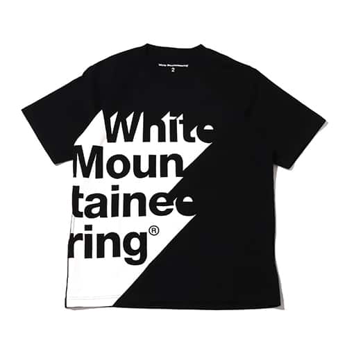 WHITE MOUNTAINEERING WM SHADOW LOGO PRINTED T-SHIRT BLACK 22SP-I