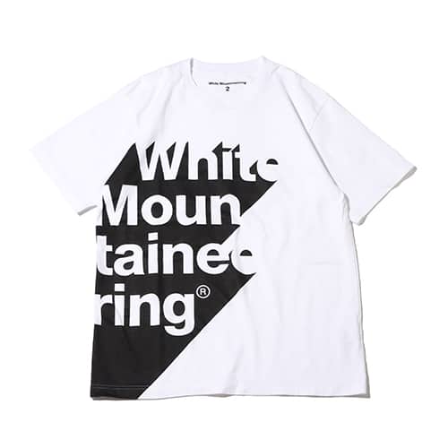 WHITE MOUNTAINEERING WM SHADOW LOGO PRINTED T-SHIRT WHITE 22SP-I