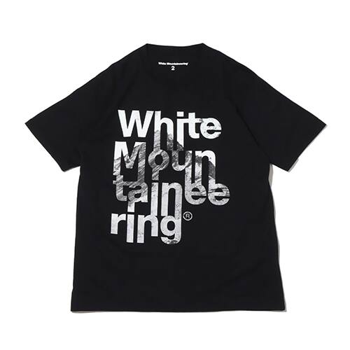 WHITE MOUNTAINEERING MOUNTAIN LOGO T-SHIRT BLACK 23SP-I