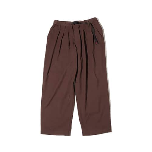 WHITE MOUNTAINEERING x GRAMICCI STRETCH 3 TUCK PANTS BROWN 23FA-I