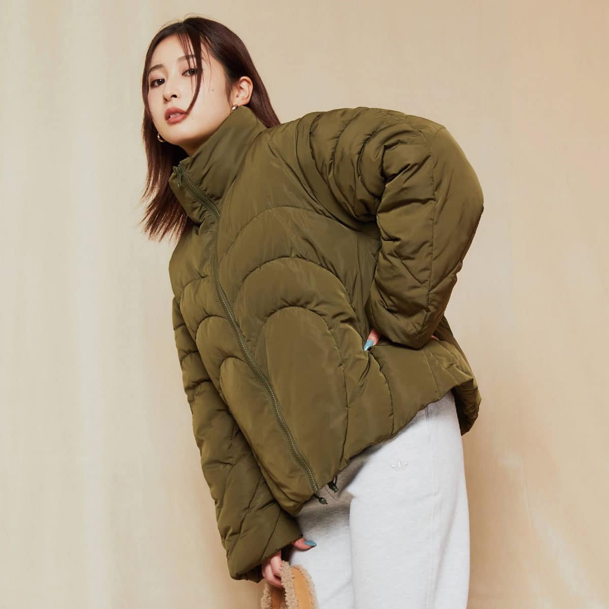 美品❤︎*【YVES SALOMON/イヴ サロモン】 DOWN JACKET本体手洗い可能毛皮製品