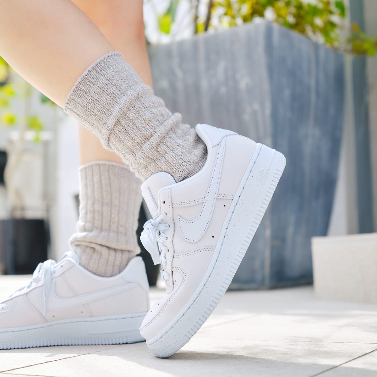 NIKE WMNS AIR FORCE 1 '07 PRM BLUE TINT/BLUE TINT-BLUE TINT 23FA-I