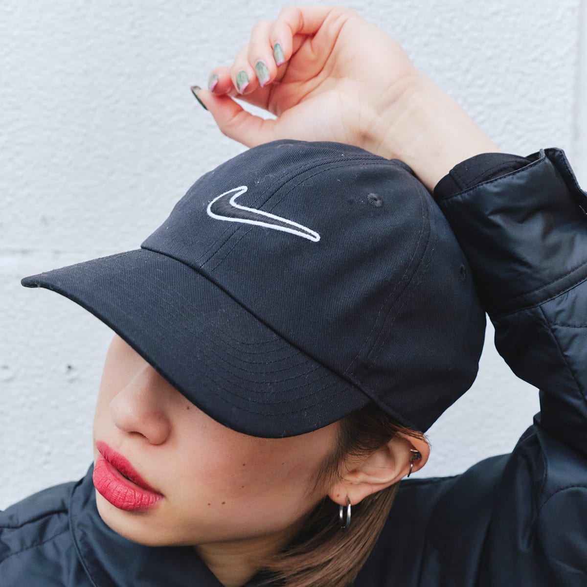 NIKE U NK CLUB CAP U CB SWSH L BLACK/BLACK 24SU-I