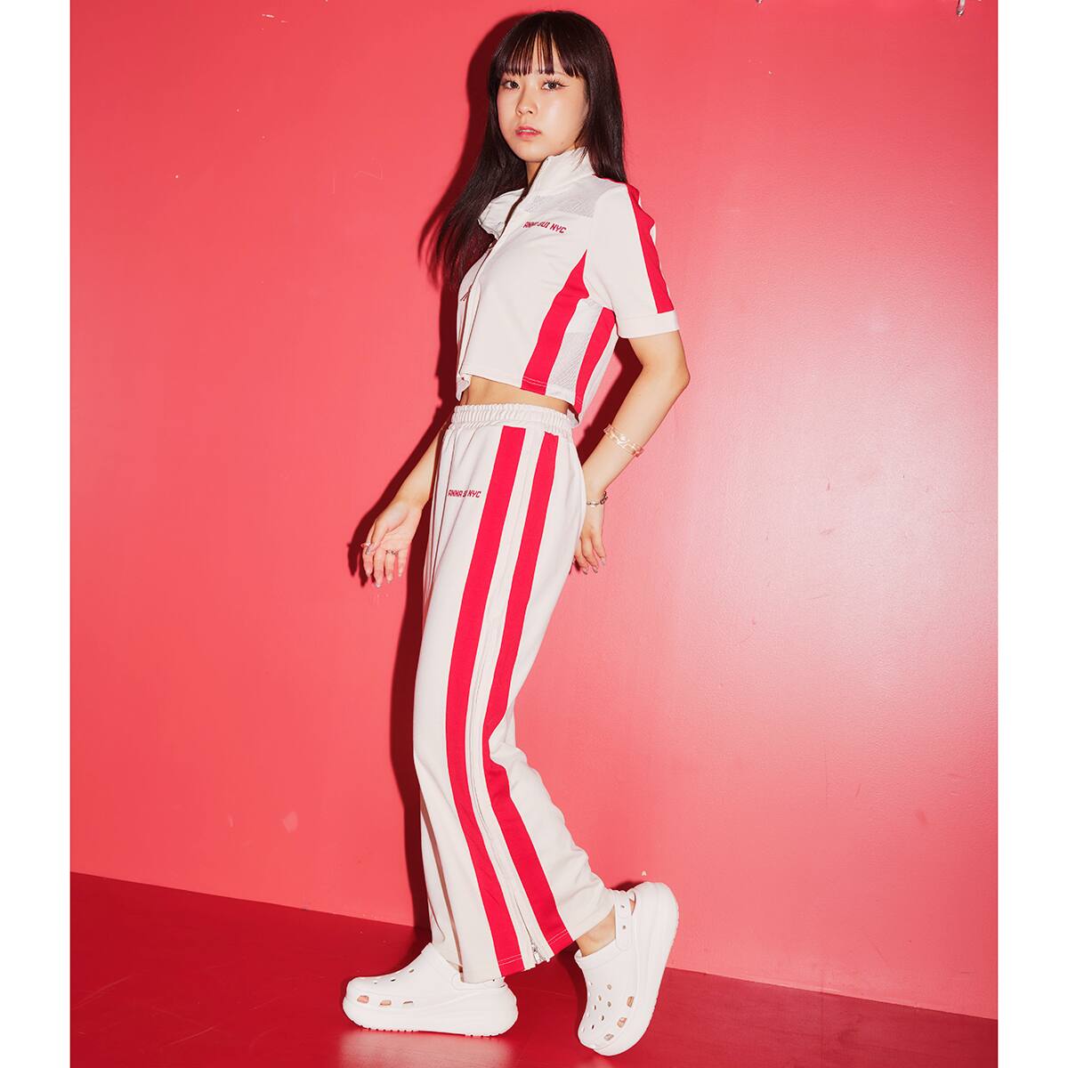 ANNA SUI NYC レトロ スポーツセットアップ スカート BEIGE 