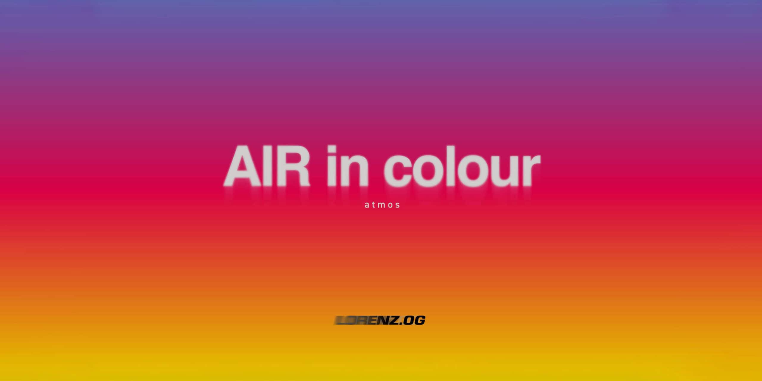 AIR in colour atmos のエキシビジョンを開催