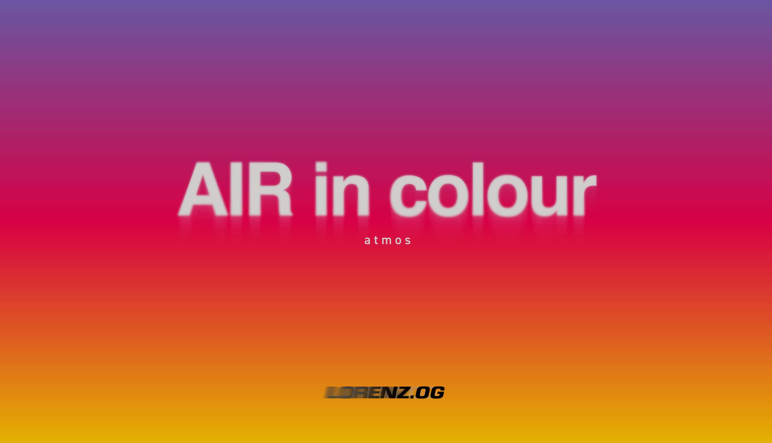 AIR in colour atmos のエキシビジョンを開催