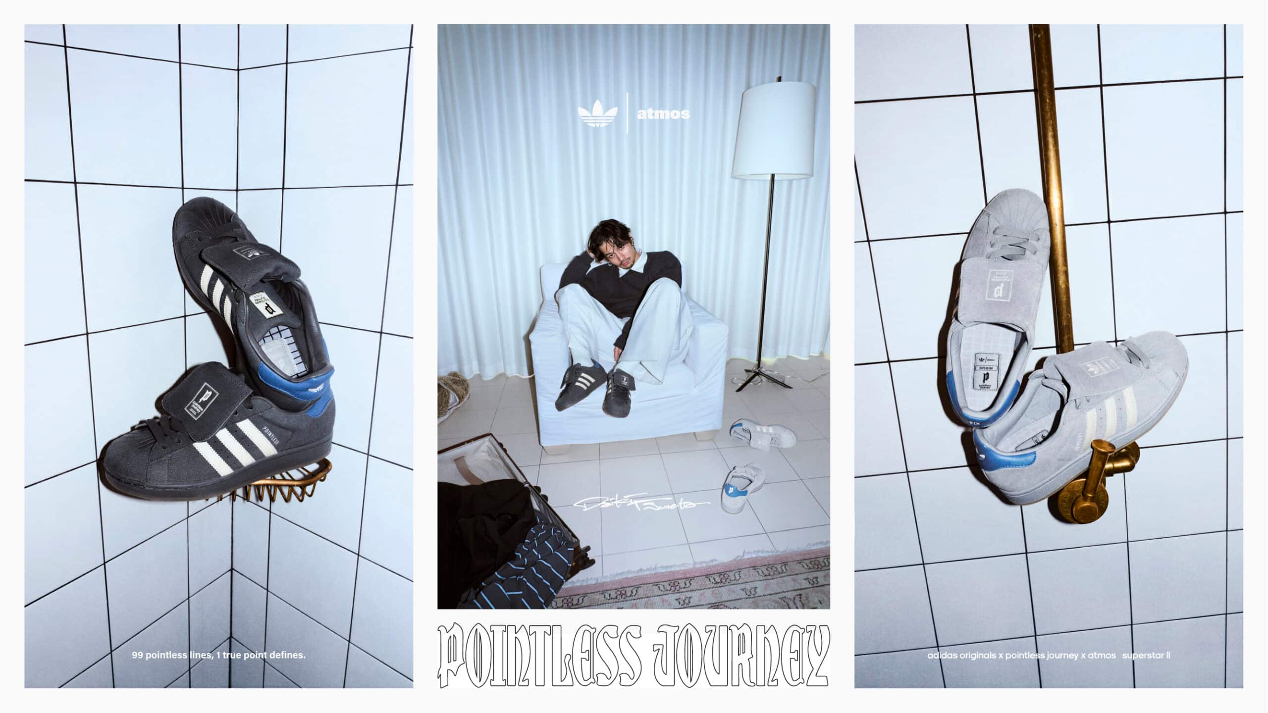 adidas SUPERSTAR II atmosDAIKI TSUNETA “POINTLESS JOURNEY” @atmos Shibuya