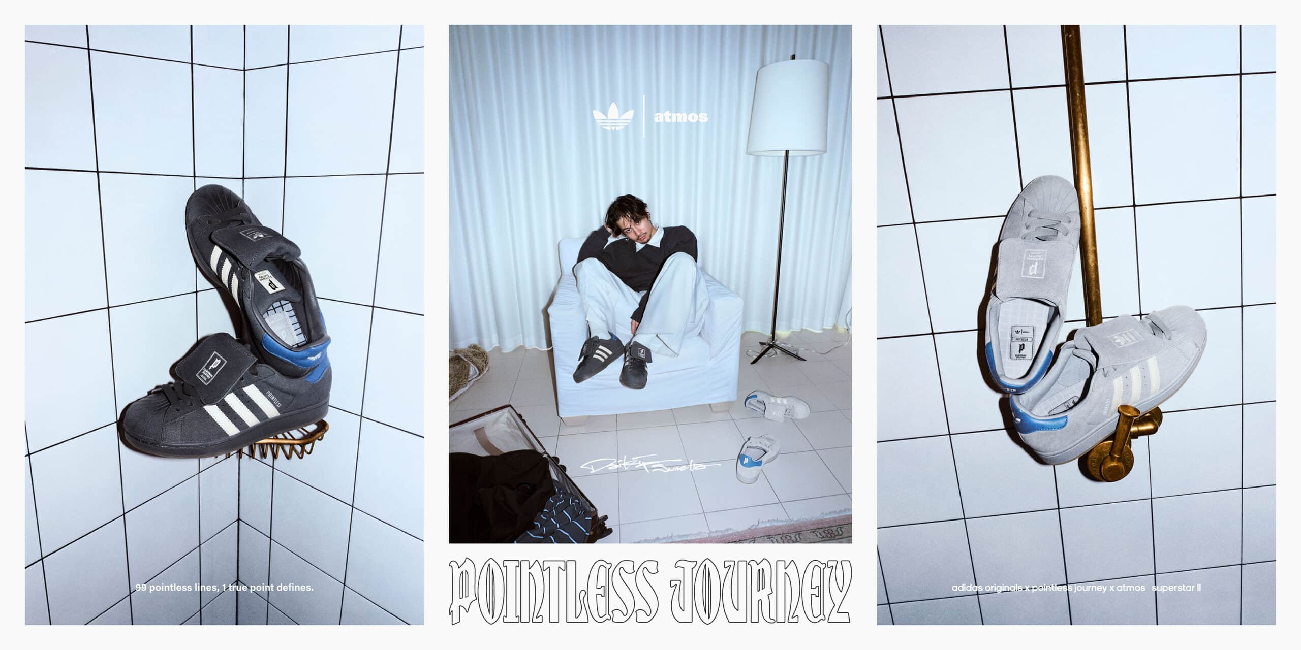 adidas SUPERSTAR II atmos DAIKI TSUNETA POINTLESS JOURNEY
