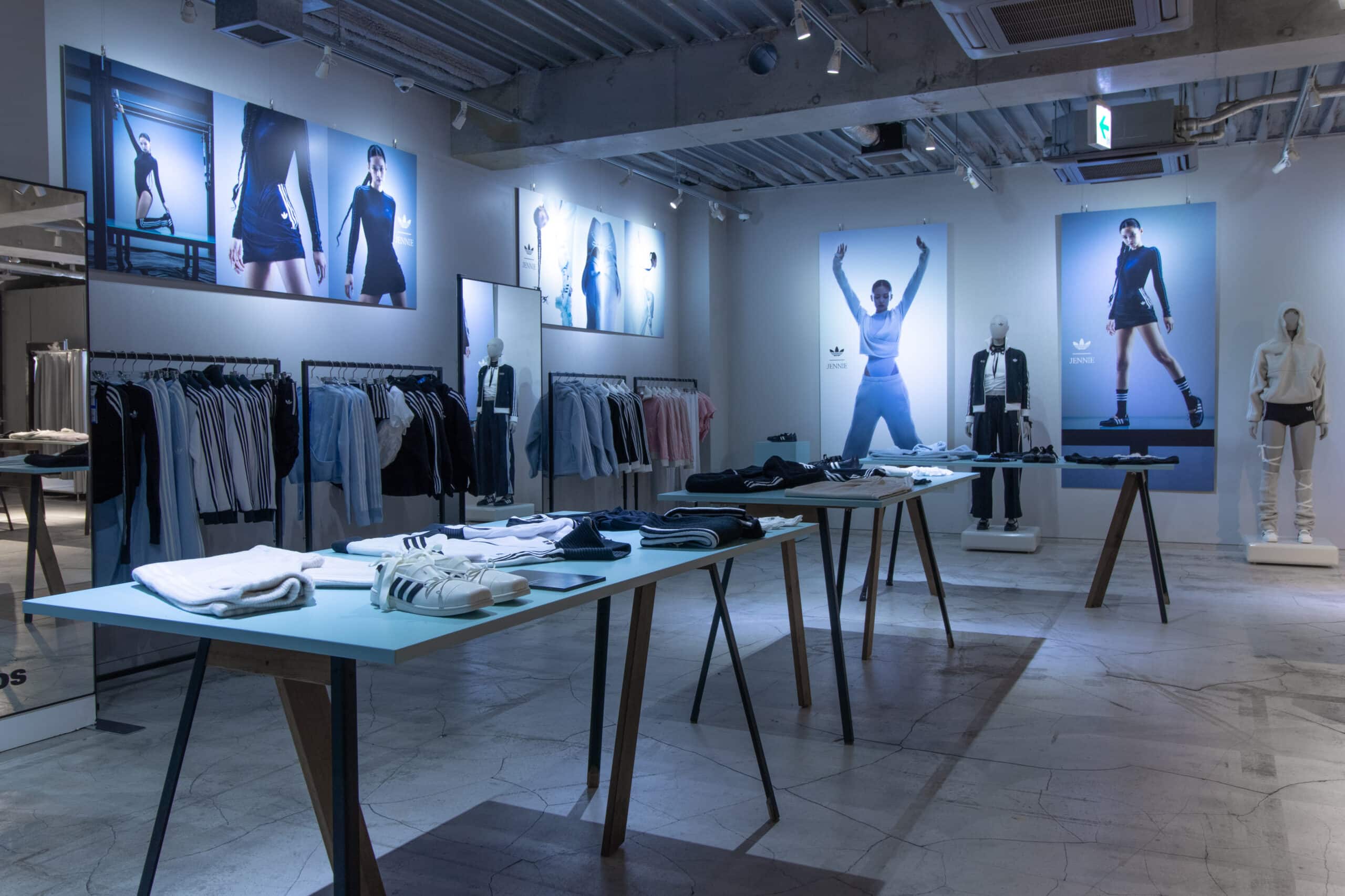 adidas Originals by JENNIE at atmos pink POP-UP STORE